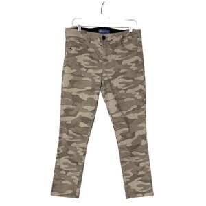 Democracy Women's Camo "Ab"solution Ankle Pants Size 12 Cotton Blend Stretch